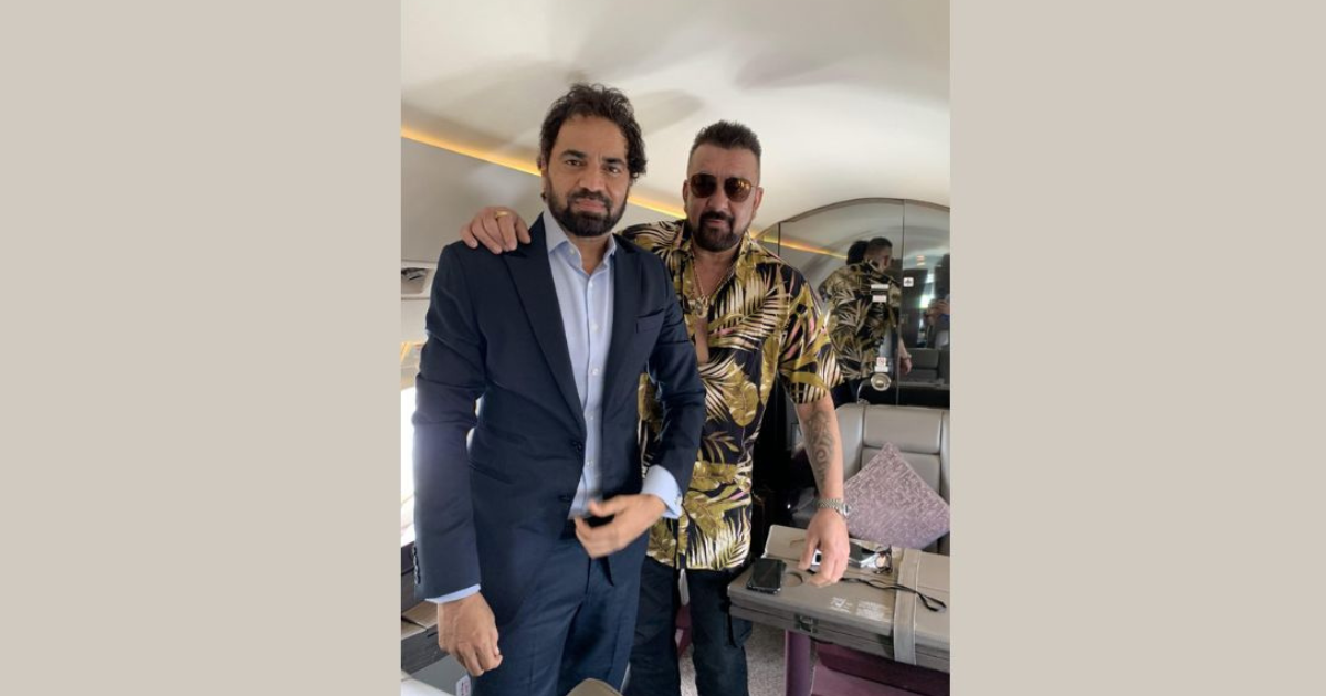 Emotional Sanjay Dutt gifts his favourite watch to Jay Patel(Producer) when he watched his non commercial Hollywood film ‘I am Gonna tell God everything’ for message of peace in world